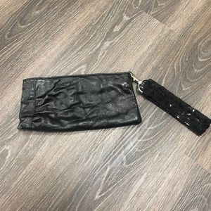 New York & Company Wristlet with Sequin Strap